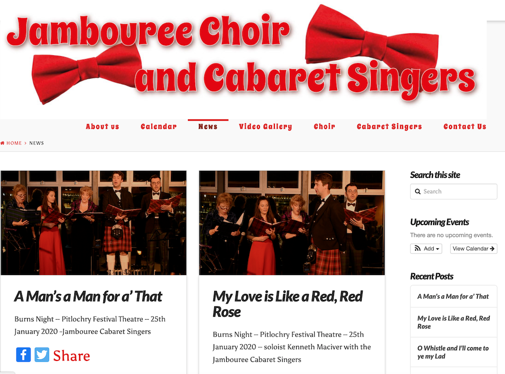 Jambouree Choir and Cabaret Singers