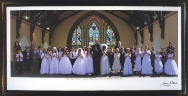 First Holy Communion 2021 – Print (16″x5″) mounted 18″x10″